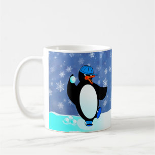 Taza De Café ¡Muñeco de nieve sin cabeza! ¡Pingüino travies