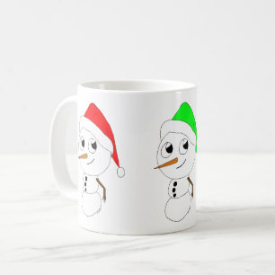 Taza De Café muñecos de nieve