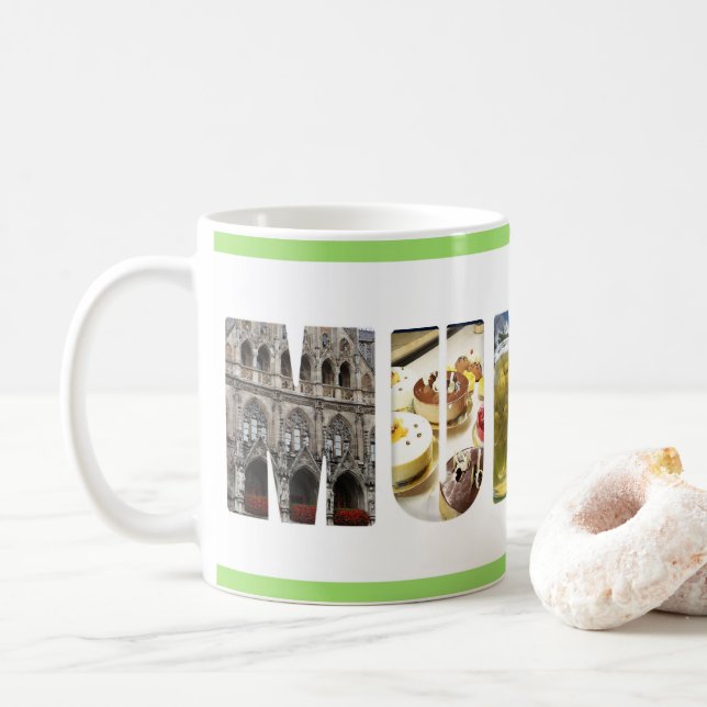 Taza De Café Munich Alemania (Con donut)
