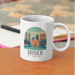 Taza De Café Múnich Alemania Canvas