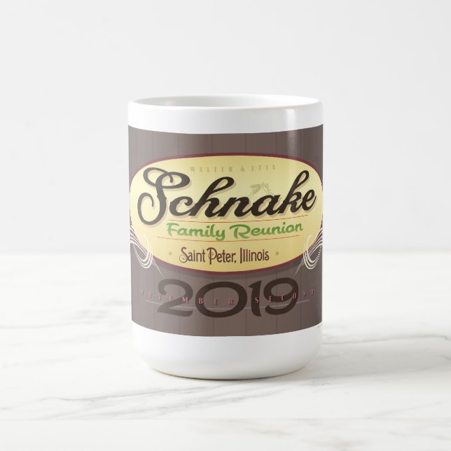 Taza De Café Muñoz de reunión familiar de Schnake (Centro)