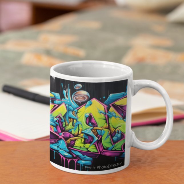 Taza De Café Mural 1 Variación 17 (Mural 1 Variation 17 Coffee Mug)