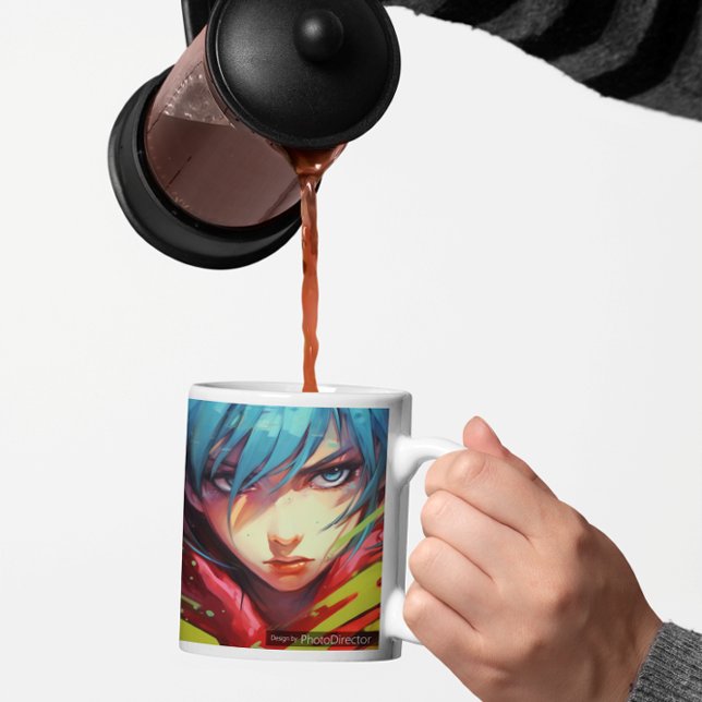 Taza De Café Mural 2 Anime 2 (Mural 2 Anime 2 Coffee Mug)