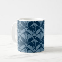Taza de café Murciélago Azul