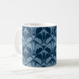 Taza de café Murciélago Azul