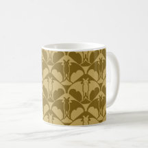 Taza de café murciélago vara de oro