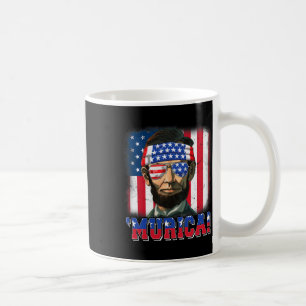 Taza De Café Murica Abe Lincoln 4 De Julio Murica Patriótica Me