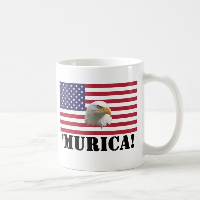 Taza De Café Murica Eagle (Derecha)