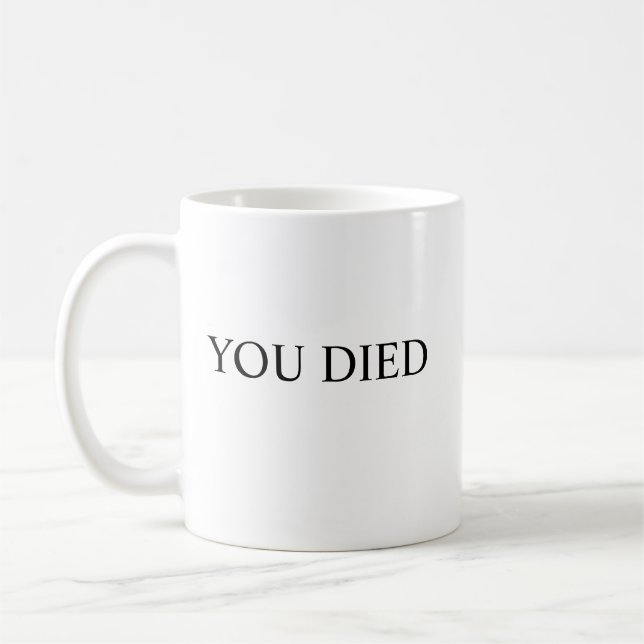 Taza De Café MURIÓ Mug - Las almas oscuras inspiraron a Mug (Izquierda)