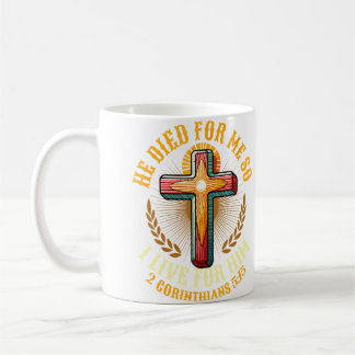 Taza De Café Murió Por Mí Así Que Vivo Amor Cristiano Jesús