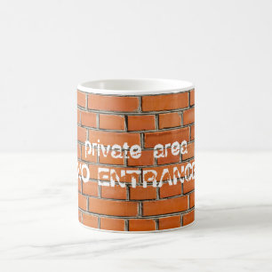 Taza De Café Muro de ladrillo