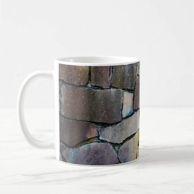 Taza De Café Muro de ladrillo gris (Izquierda)