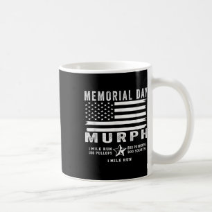 Taza De Café Murph Challenge Memorial Day Workout Gym Bandera d