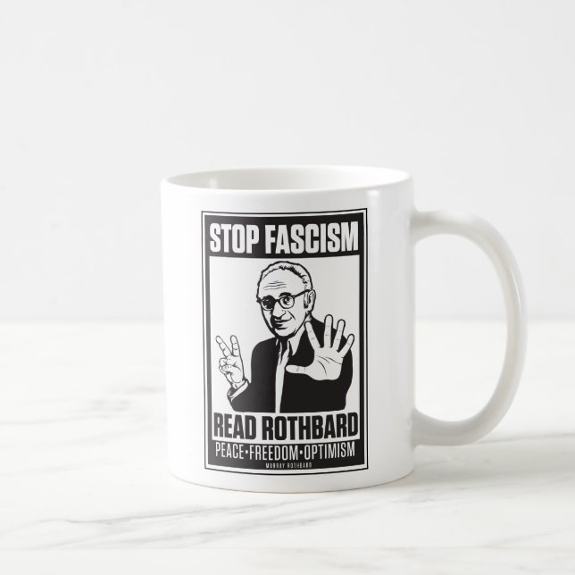 Taza De Café Murray Rothbard Mug (Derecha)