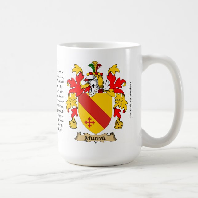 Taza De Café Murrell, el origen, el significado y el escudo (Derecha)