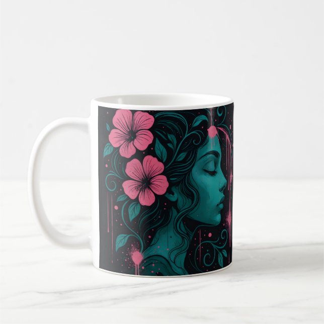 TAZA DE CAFÉ MUSA FLORAL (Izquierda)