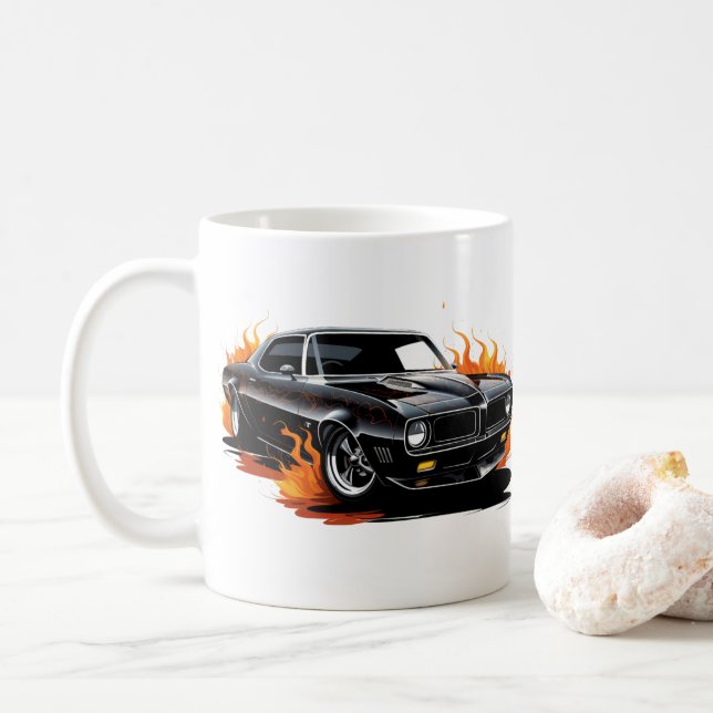 Taza de café Muscle Car (Con donut)