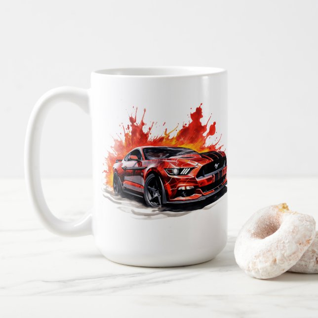 Taza de café Muscle Car (Con donut)
