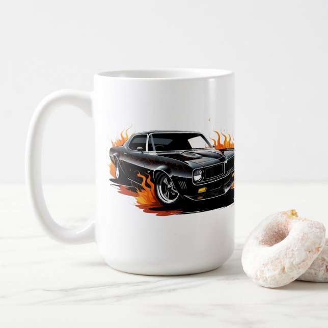 Taza De Café Muscle Car (Con donut)