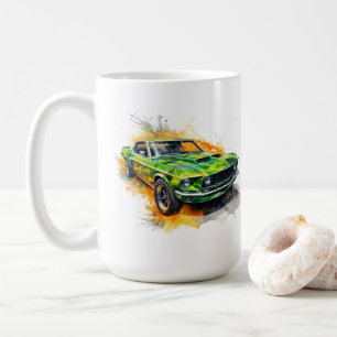 Taza de café Muscle Car