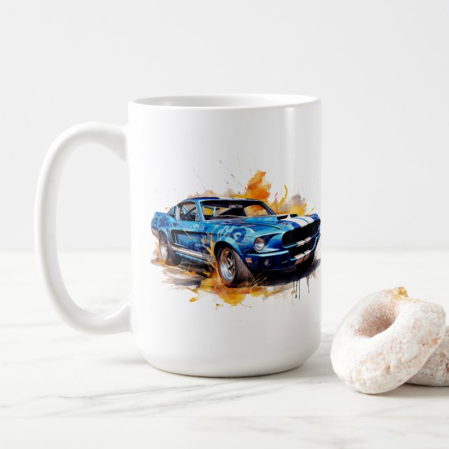 Taza de café Muscle Car (Con donut)
