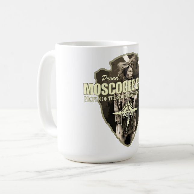 Taza De Café Muscogee Creek (punta de flecha) (Anverso izquierdo)