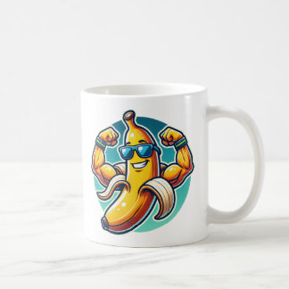 Taza De Café : Muscular Banana Mug - Empieza Tu Día
