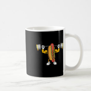 Taza De Café Muscular Perro caliente Levantamiento tardío Const