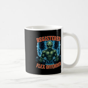 Taza De Café Músculo Alien Inscrito Actor Flex Funny Gym Me