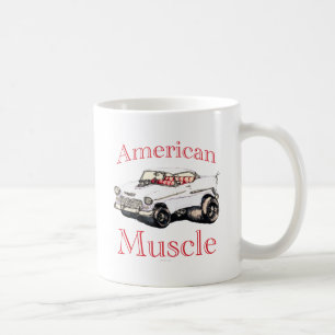 Taza De Café músculo americano chevy 55
