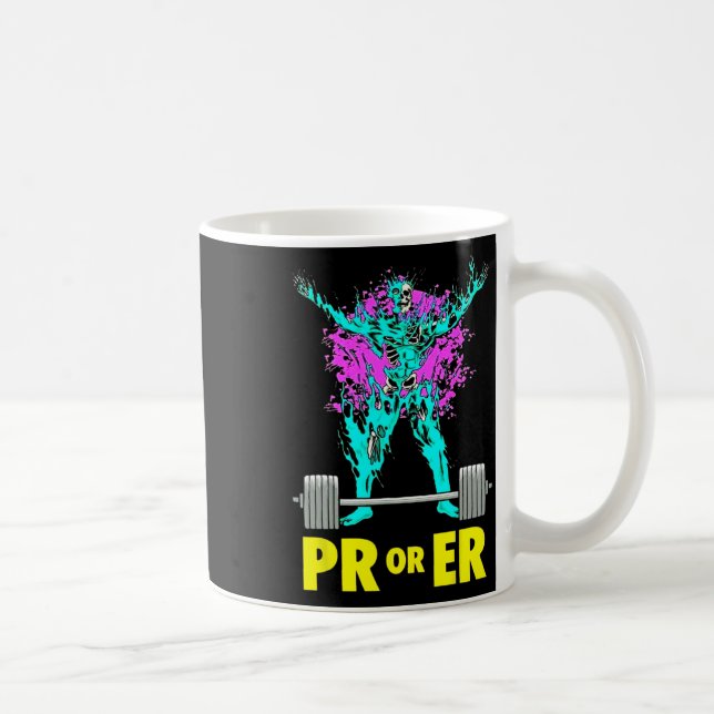 Taza De Café Músculo De Preparación Para La Construcción De Cue (Derecha)