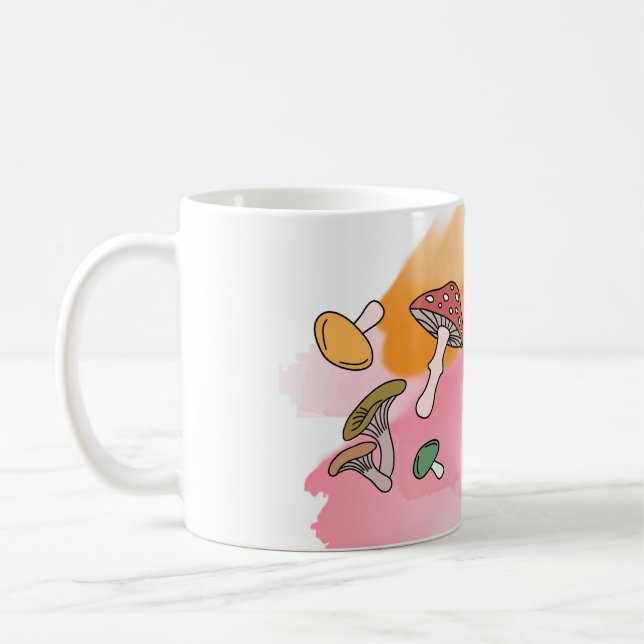 Taza De Café Musesos acuarela (Izquierda)