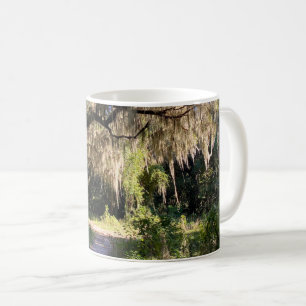 Taza De Café Musgo español iluminado por el sol