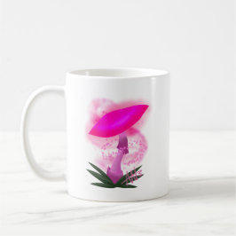 Taza De Café Mushongo rosa brillante