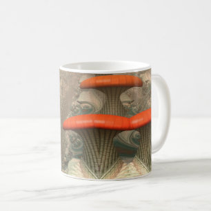 Taza De Café Mushroom Alien Planet
