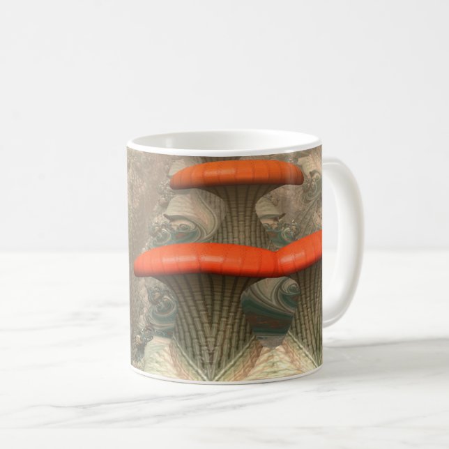 Taza De Café Mushroom Alien Planet (Anverso derecho)