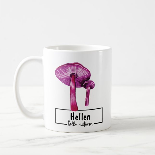 Taza De Café Mushroom Purple Fall (Izquierda)