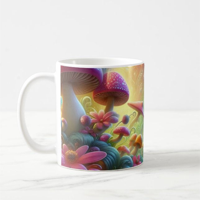 Taza De Café Mushroom World (Izquierda)