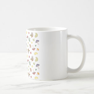 Taza De Café Mushrooms Pastel