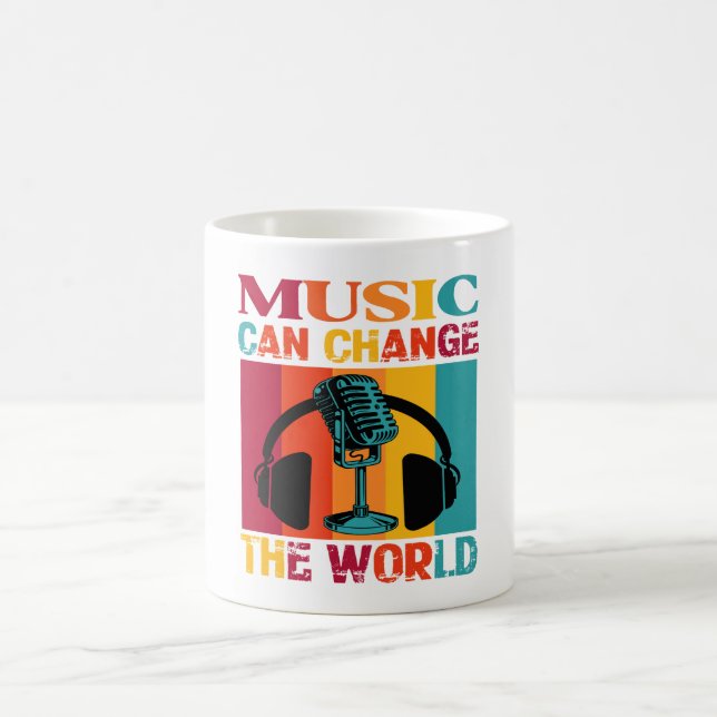 Taza De Café Music Can Change The World Coffee Mug (Centro)