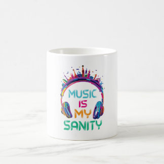 Taza De Café Music Is My Sanity Coffee Mug