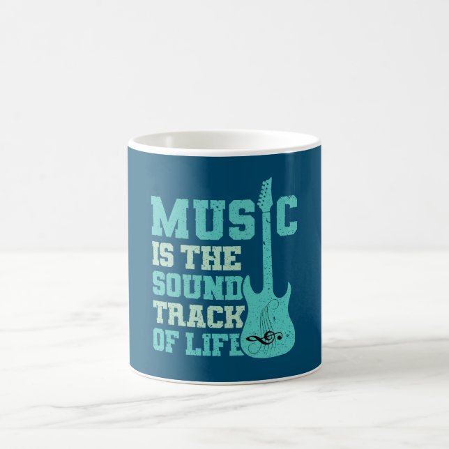 Taza De Café Music is the Soundtrack of Life Coffee Mug    (Centro)
