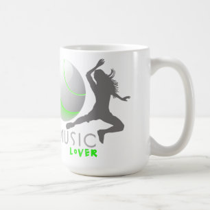 Taza De Café Music Lover Ringer Mug