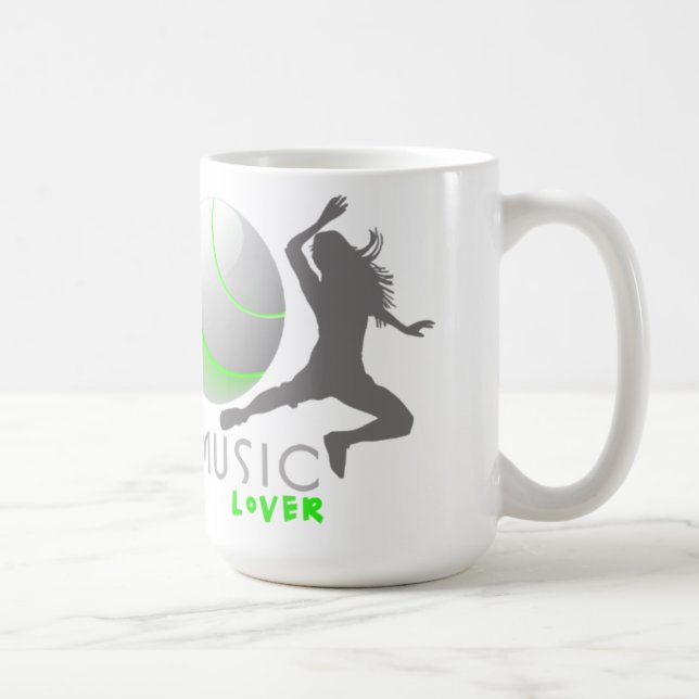 Taza De Café Music Lover Ringer Mug (Derecha)