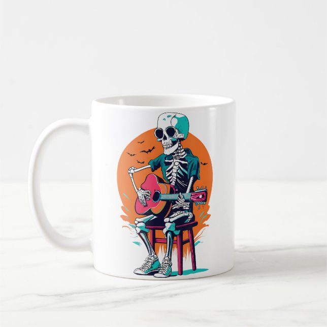 Taza De Café Music Musician Spooky (Izquierda)