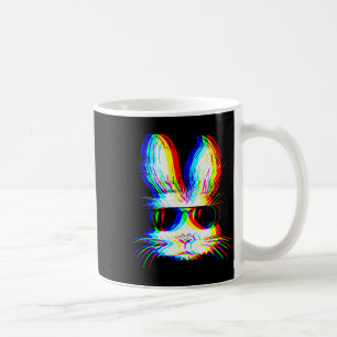 Taza De Café Música Búho Trippy Varwave Pascua Techno Rave Edm
