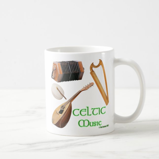 Taza De Café Música CÉLTICA, música CÉLTICA (Derecha)