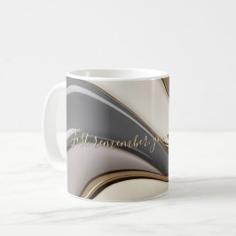 Taza De Café Música clásica en diseño abstracto elegante