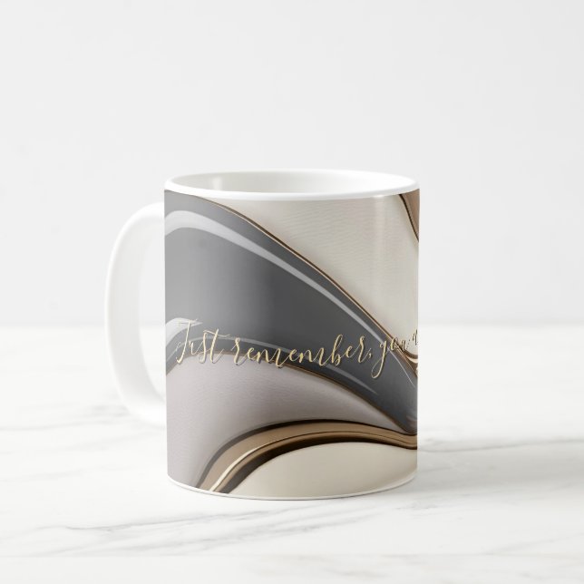 Taza De Café Música clásica en diseño abstracto elegante (Anverso izquierdo)