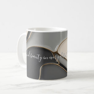 Taza De Café Música clásica en un gráfico abstracto elegante